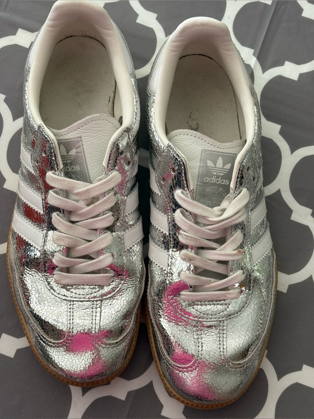 Adidas Samba OG silver metallic sneakers - Picture 12 of 12